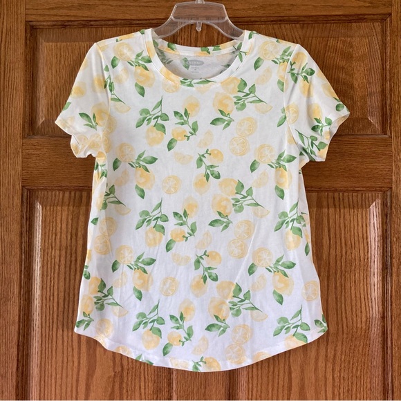 Old Navy Tops - NWT Old Navy Lightweight Everywear Lemon Print SS Tee Medium